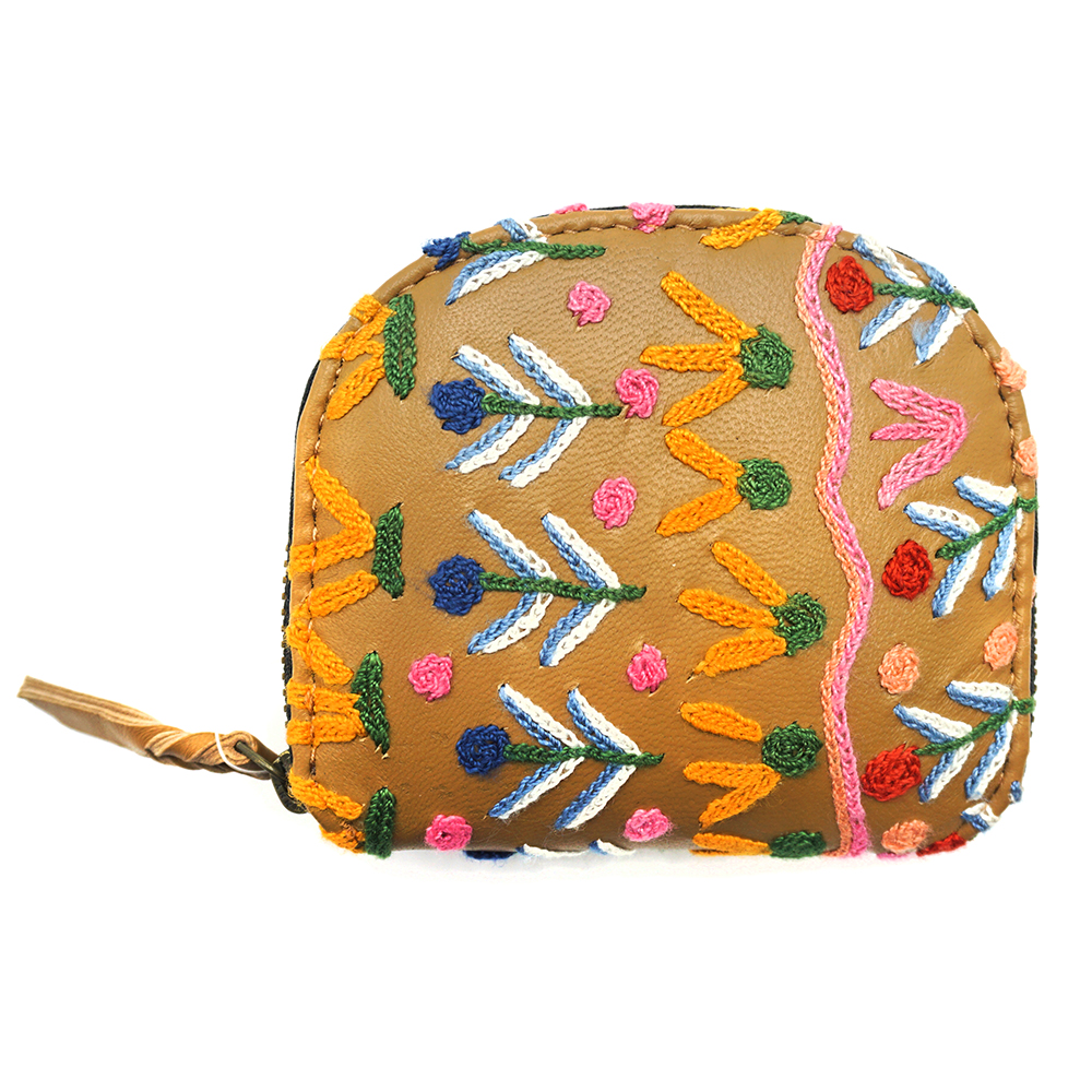 Embroidered Coin Purse - 9.5x11x2cm-ROR416