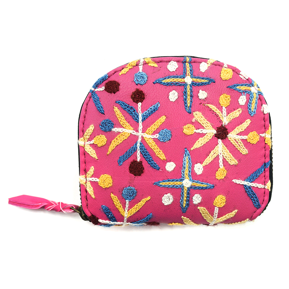 Embroidered Coin Purse - 9.5x11x2cm-ROR417