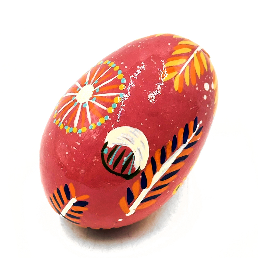 Egg Lacquerware Ornamental - 7x5cm-ROR417