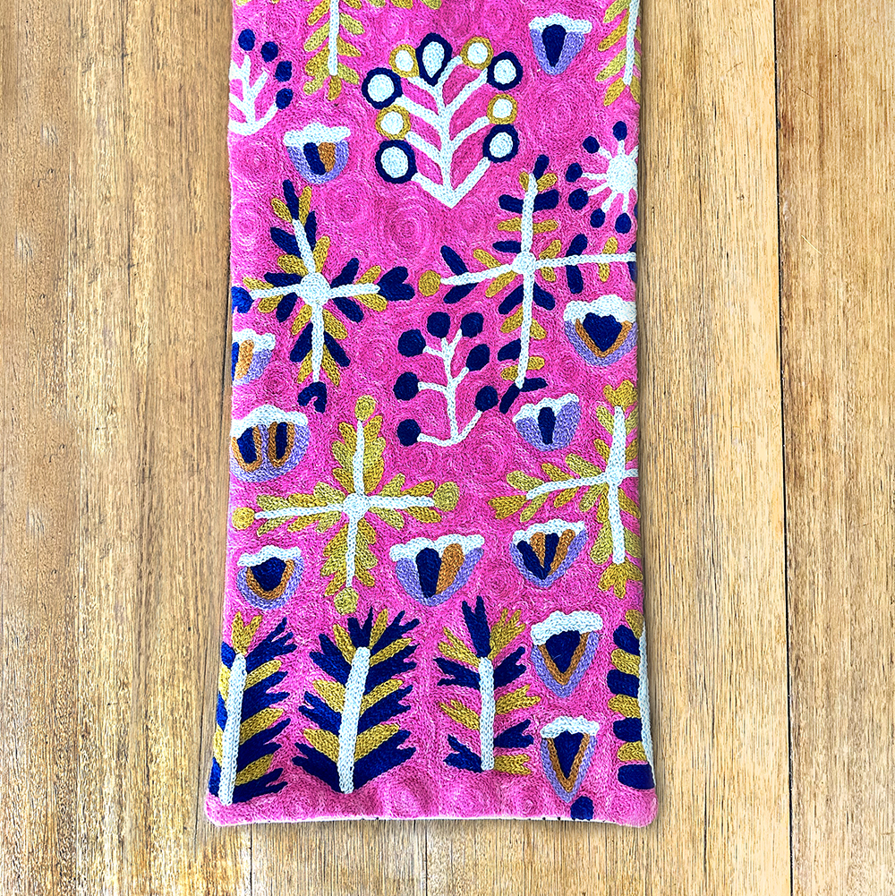 Table Runner - Wool Chainstitch - 1x4ft (30x120cm)-ROR417