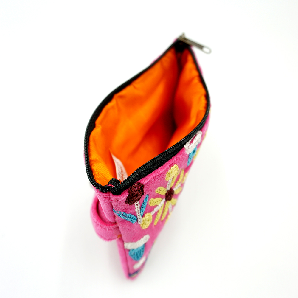 Tiny Cosmetic Bag Velvet - 16.5x10.5cm-ROR417