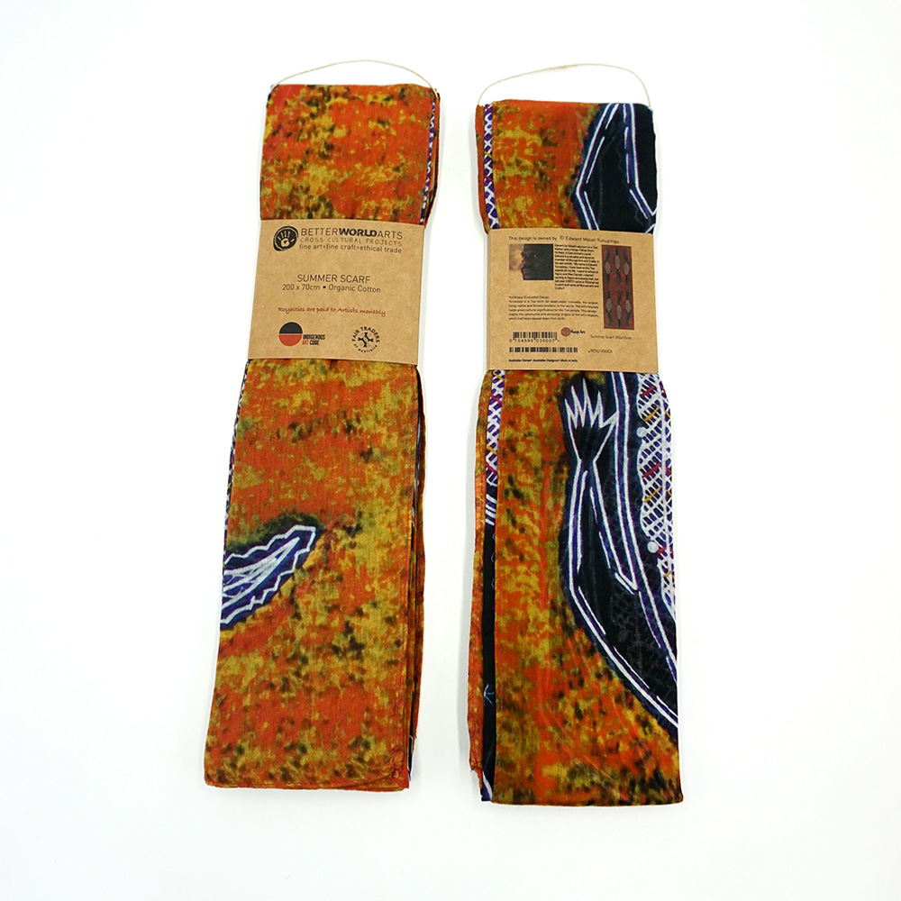 Organic Cotton Scarf - 200x70cm-EYU175