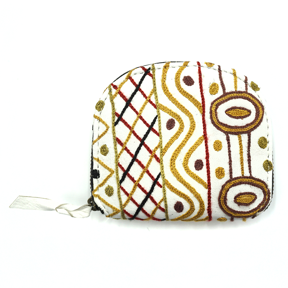 Embroidered Coin Purse - 9.5x11x2cm-JPA145