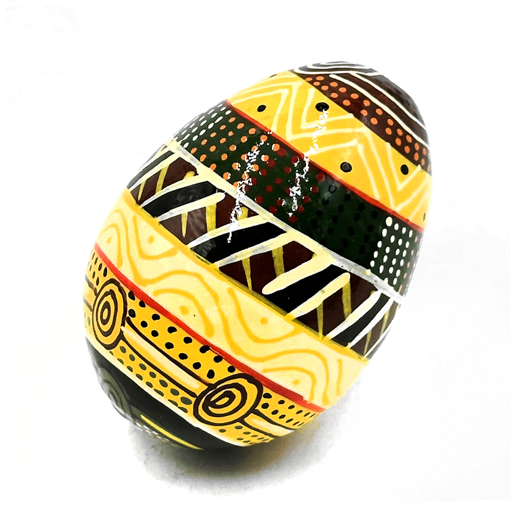 Egg Lacquerware Ornamental - 7x5cm-JPA145