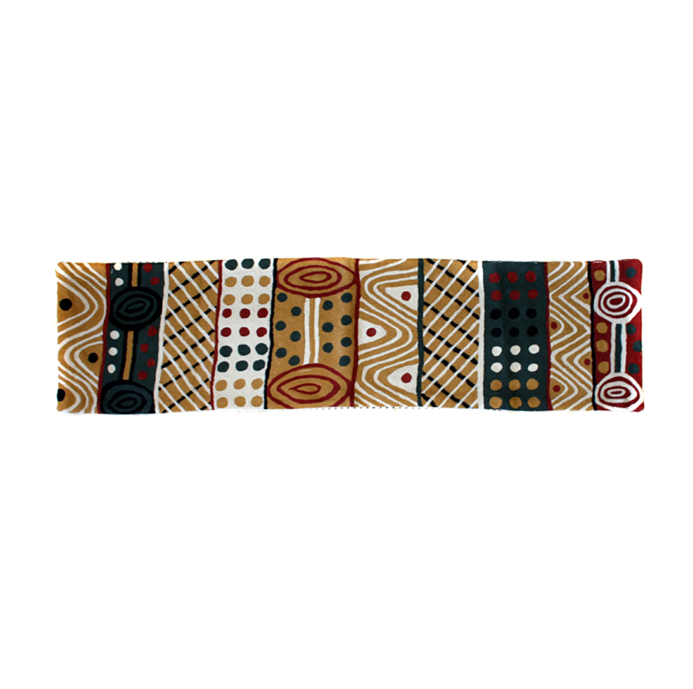 Table Runner - Wool Chainstitch - 1x4ft (30x120cm)-JPA145