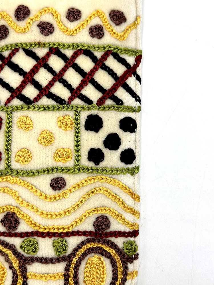 Spec Case Velvet Embroidered - 19x9cm-JPA145