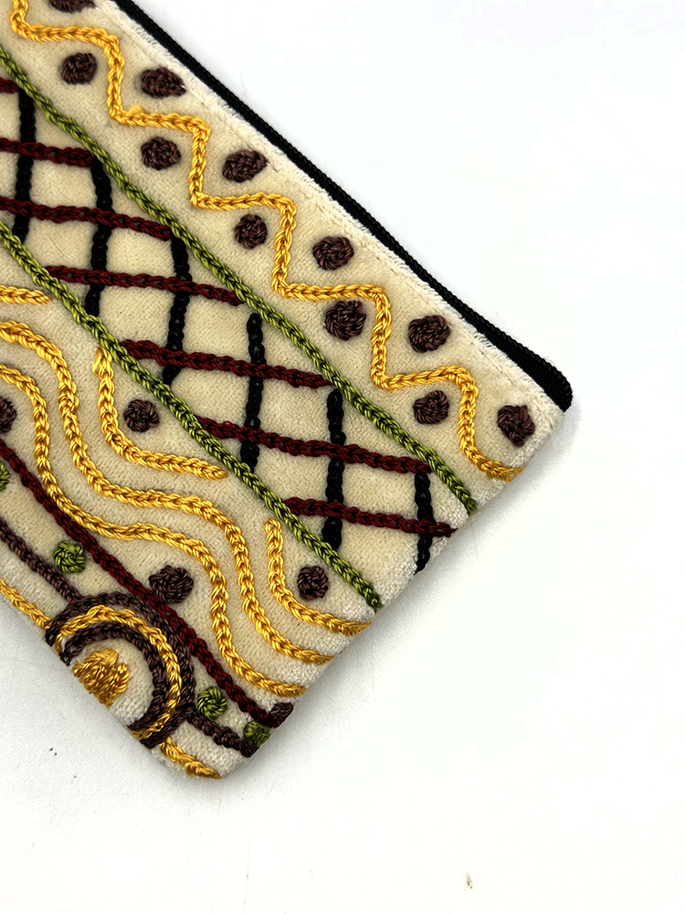 Tiny Cosmetic Bag Velvet - 16.5x10.5cm-JPA145