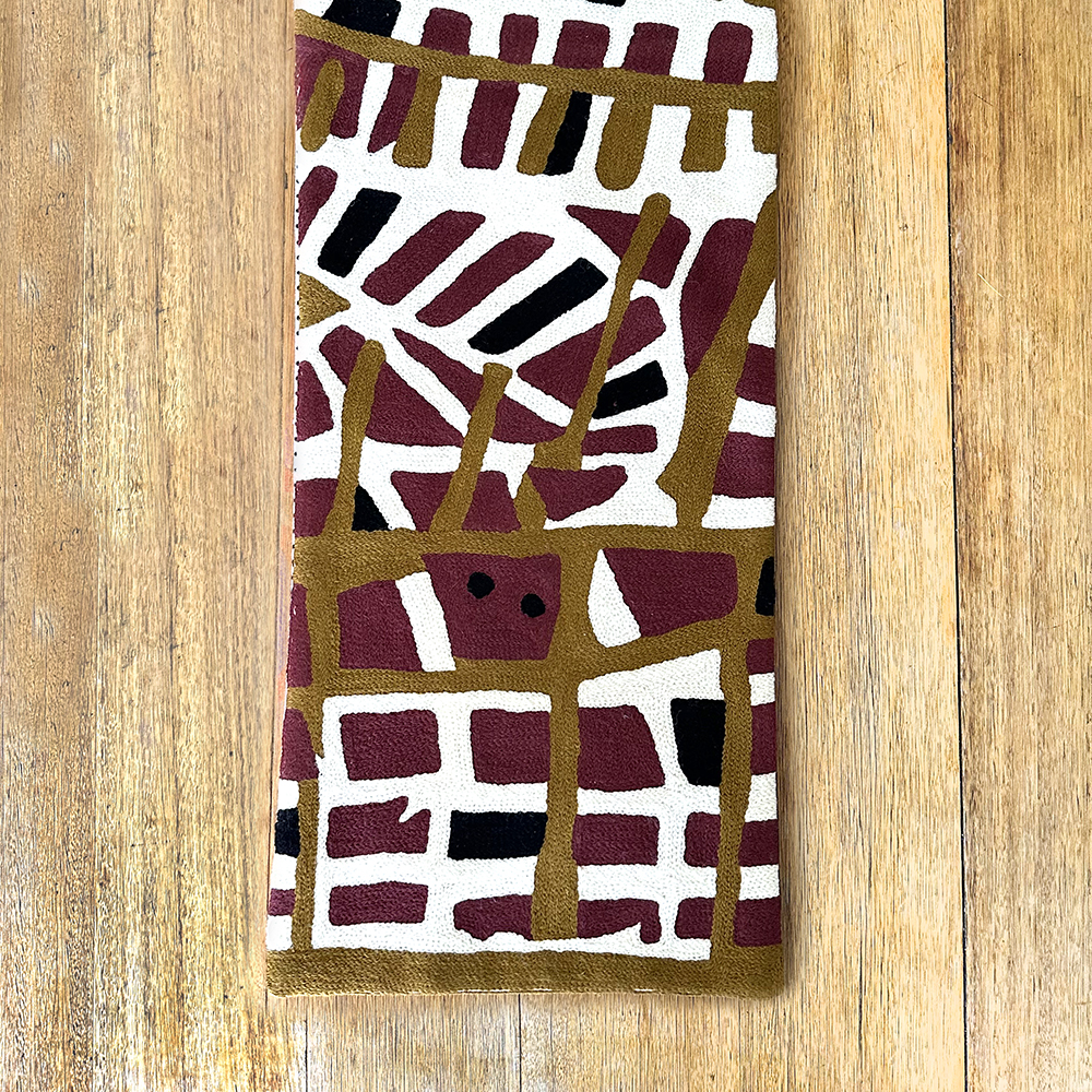 Table Runner - Wool Chainstitch - 1x4ft (30x120cm)-JTI151