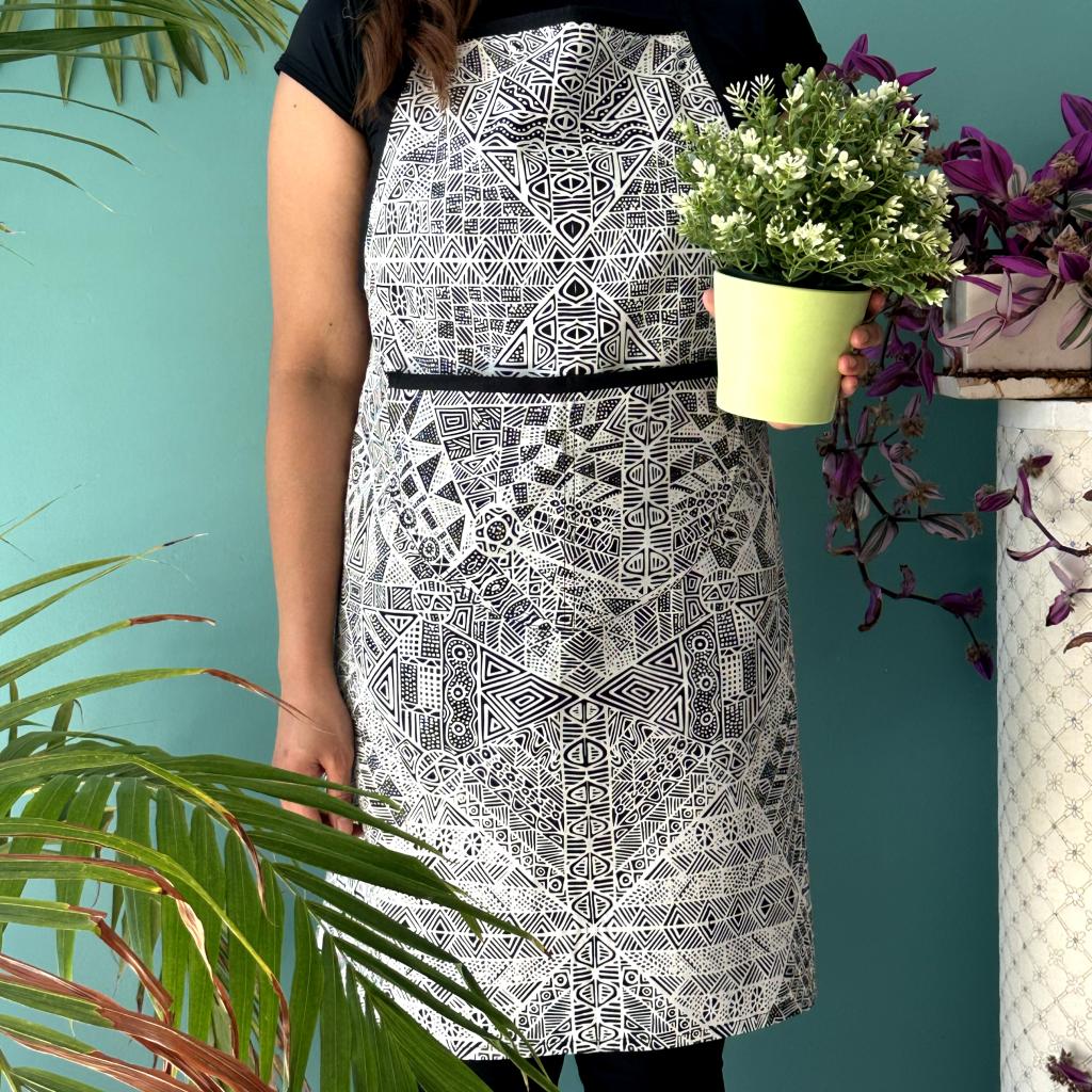 Cotton Apron Dig Print-SIT179
