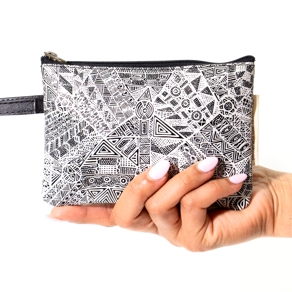 Printed Tiny Cosmetic Leather -16.5x10.5cm- SIT179