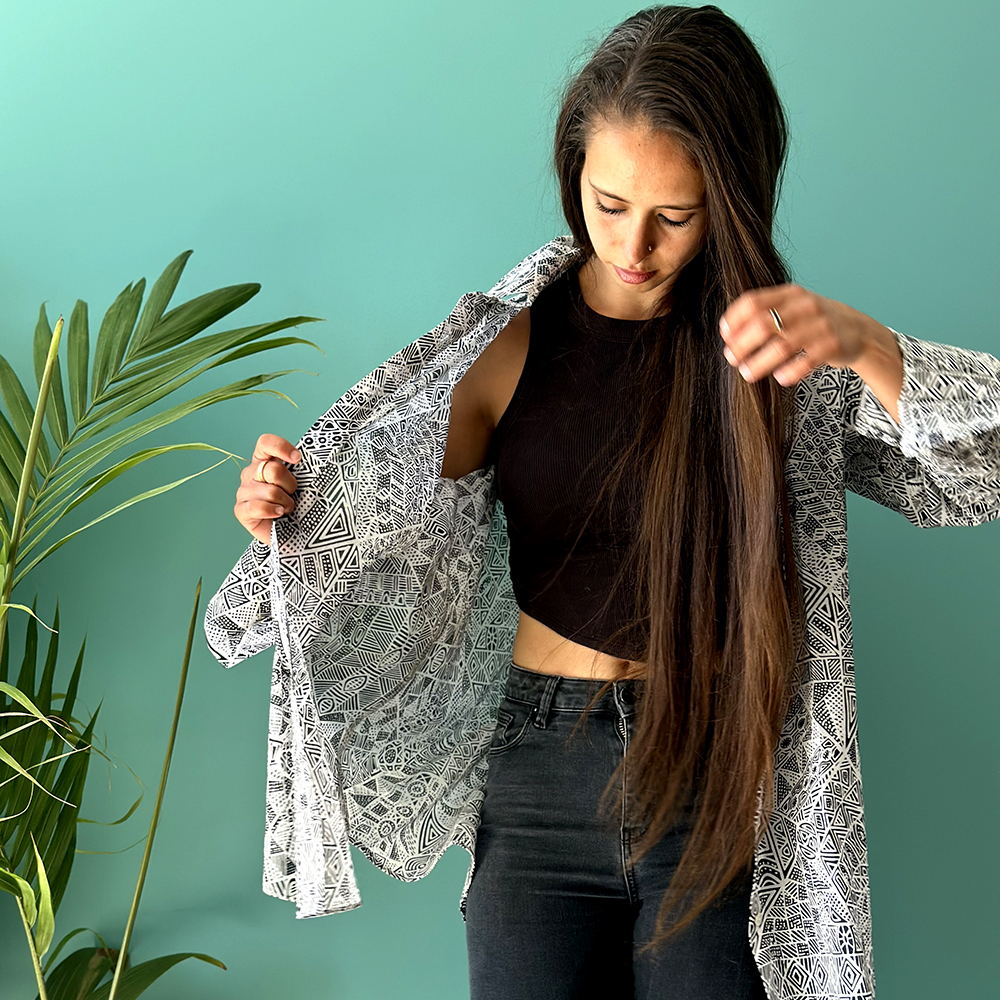 Womens Shirt - Organic Cotton Voile M-SIT179