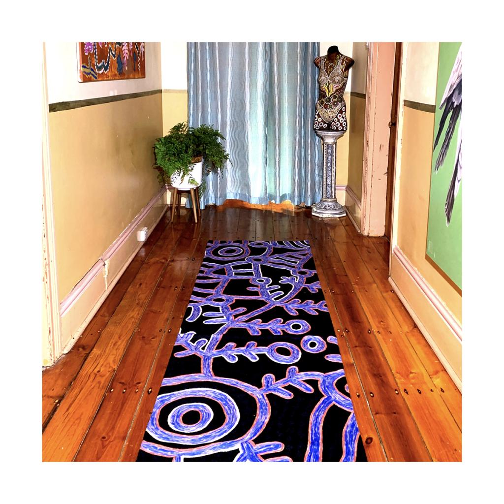 Rug Wool Runner 10x2.5ft (76 x 304 cm)-THU602