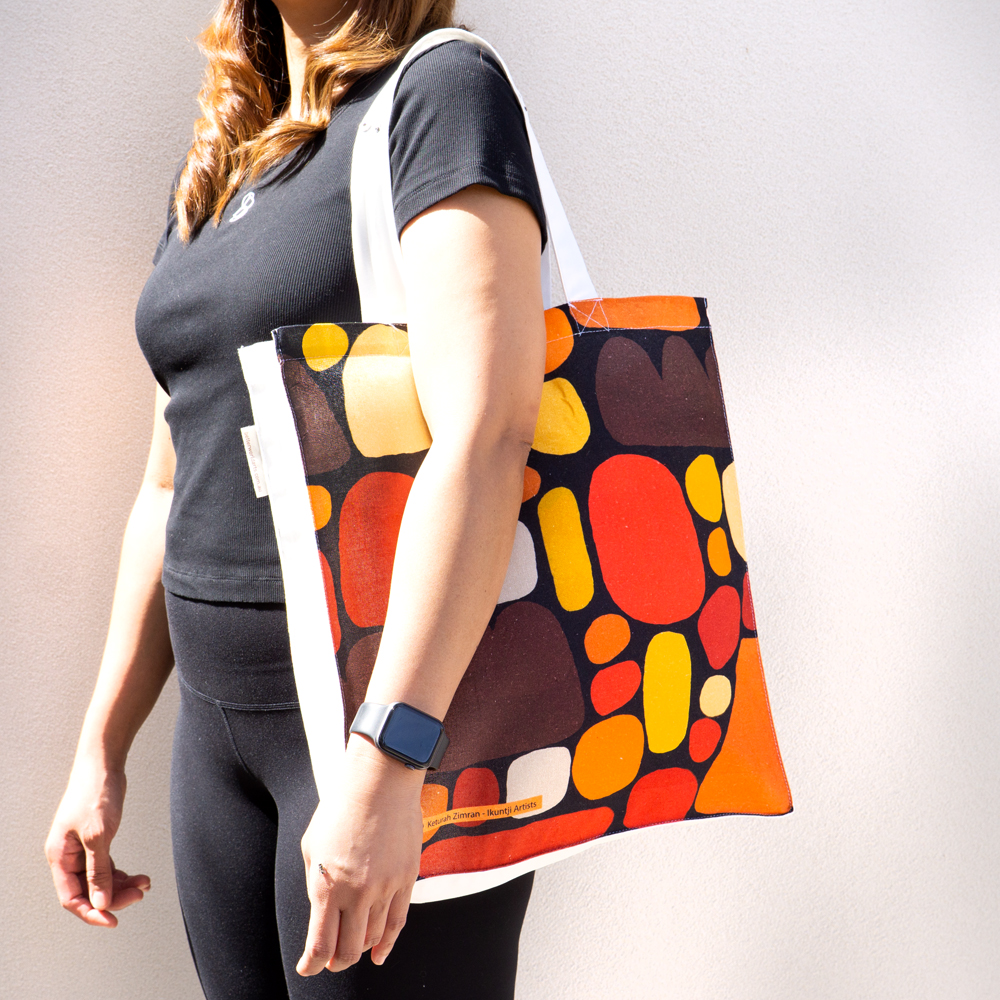 Digital Foldable Cotton Bag - 34.5x41x7cm-KZI324