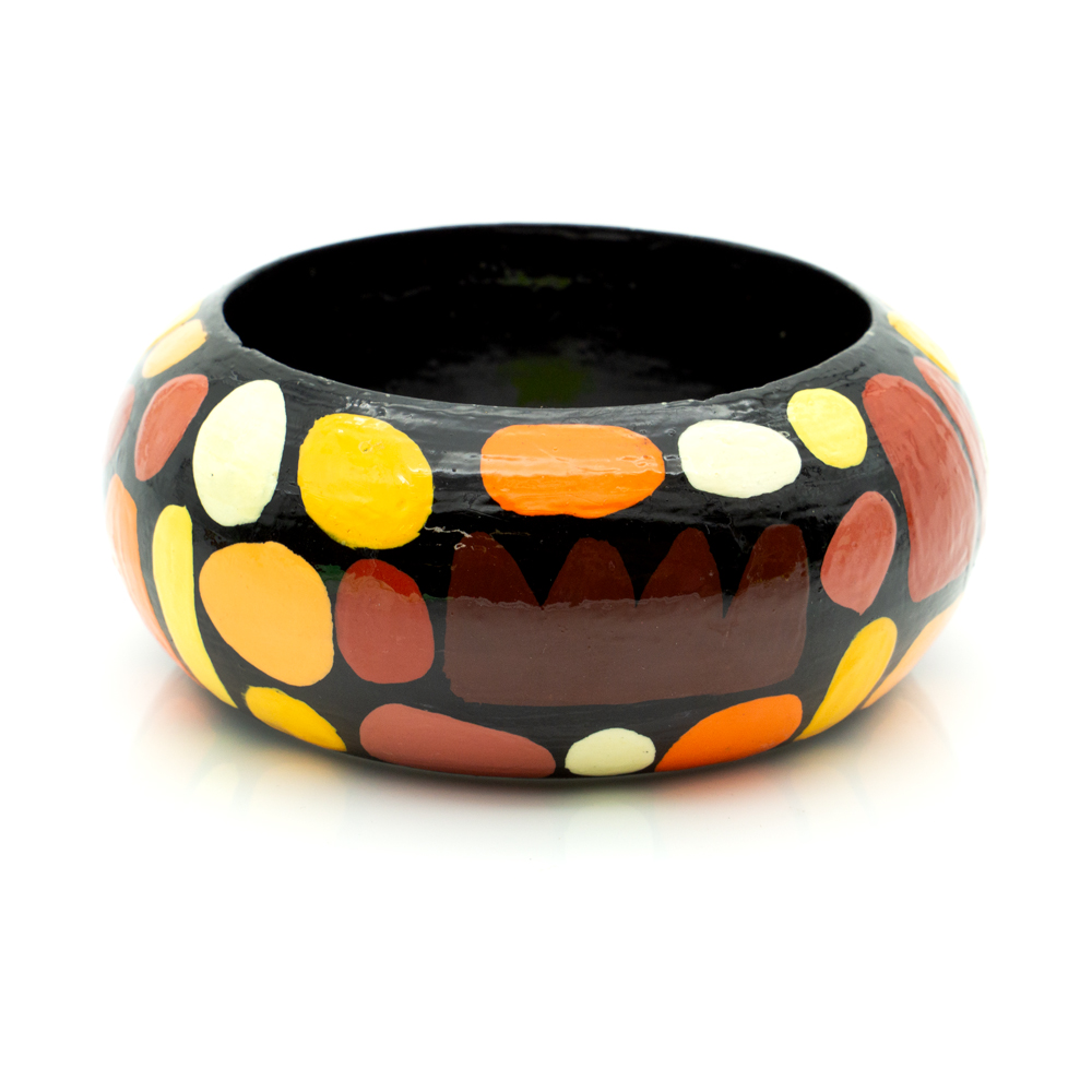 Bangle- Diam :61/71 cm, Width: 4cm-KZI324