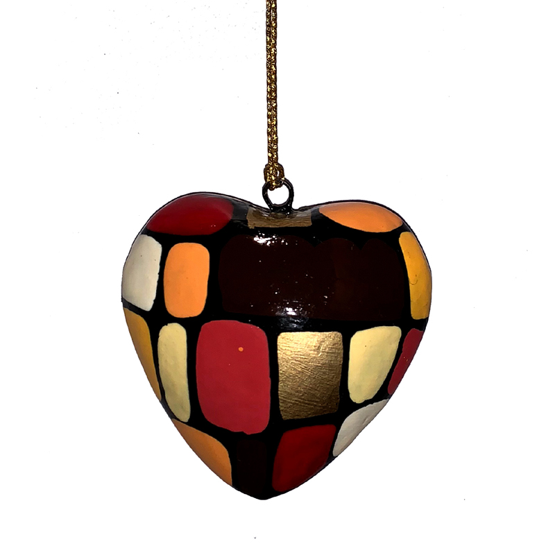Decorative Heart 7.6cm -KZI324