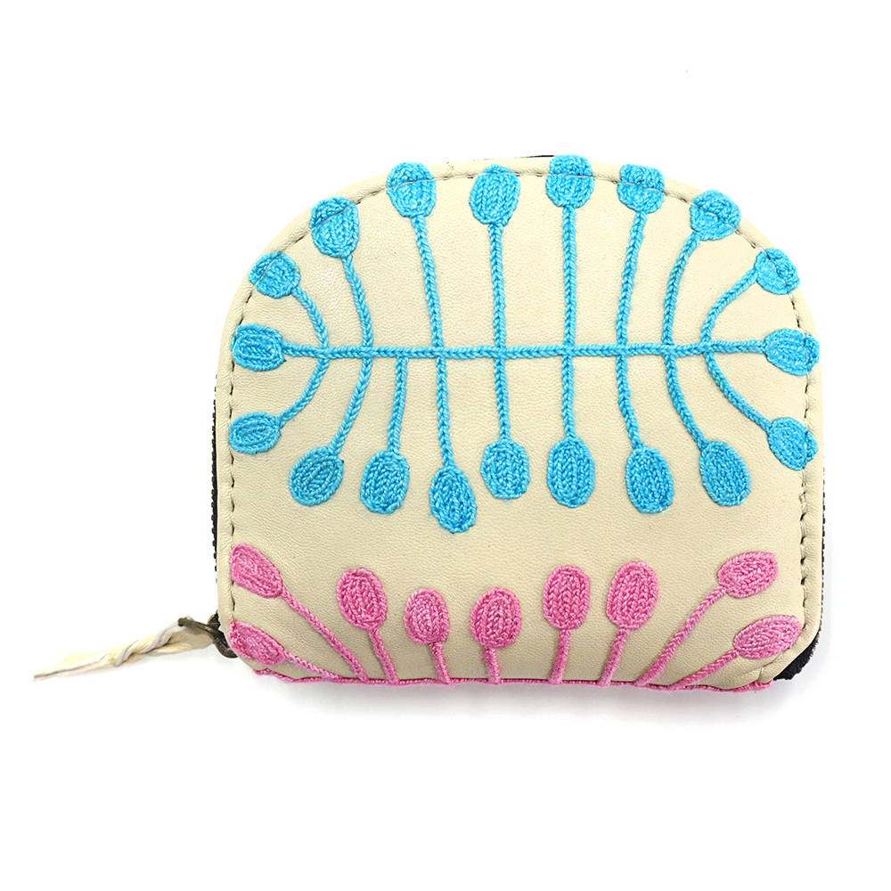 Embroidered Coin Purse - 9.5x11x2cm-MNA320