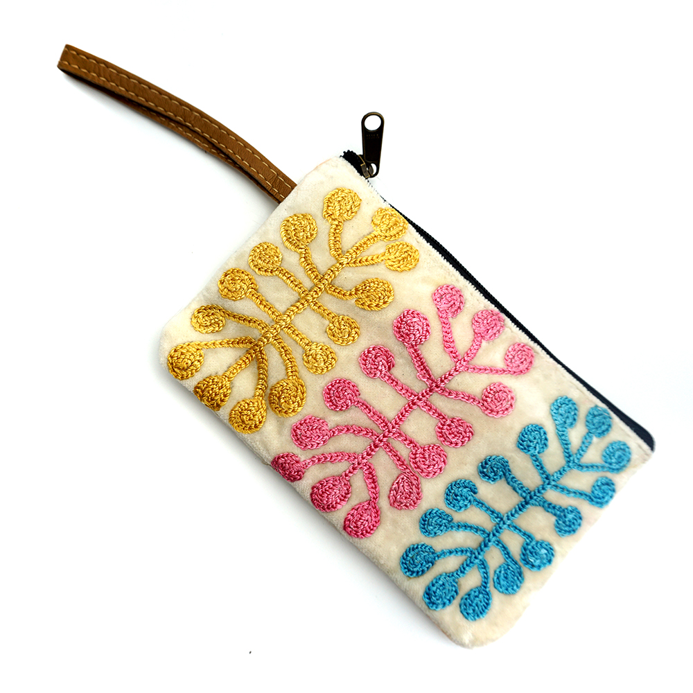 Tiny Cosmetic Bag Velvet - 16.5x10.5cm-MNA320