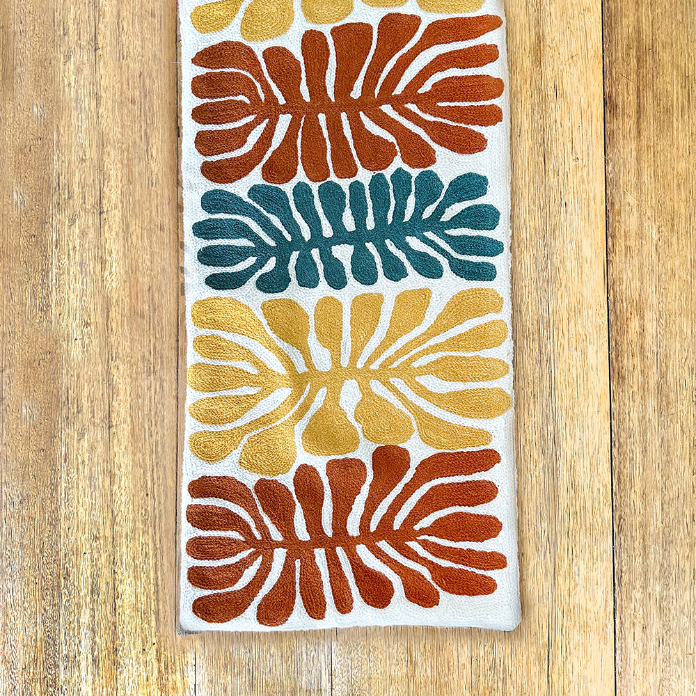 Table Runner - Wool Chainstitch - 1x4ft (30x120cm)-MNA330