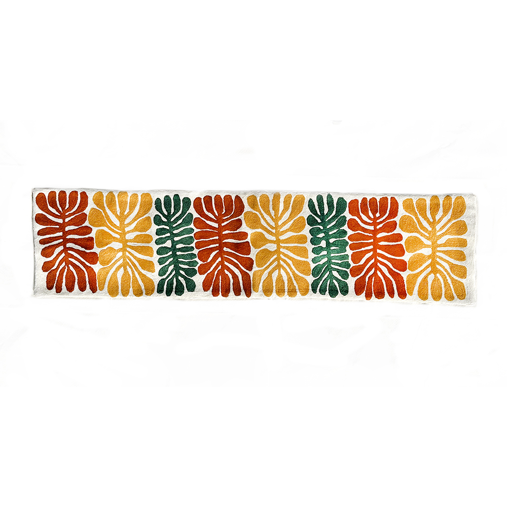 Table Runner - Wool Chainstitch - 1x4ft (30x120cm)-MNA330
