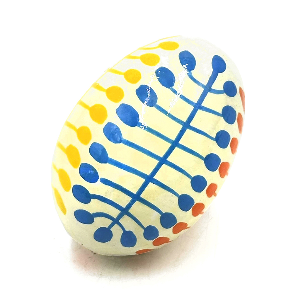 Egg Lacquerware Ornamental - 7x5cm-MNA339