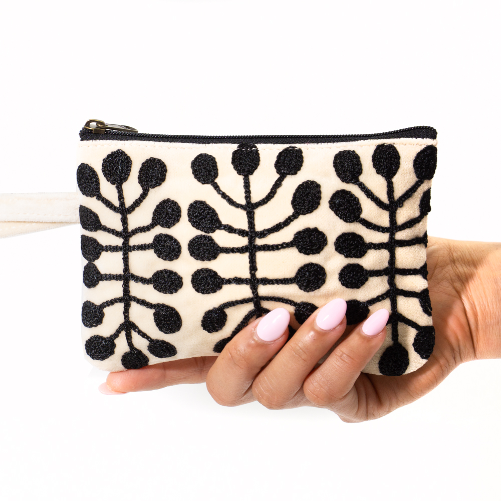 Tiny Cosmetic Bag Velvet - 16.5x10.5cm-MNB320