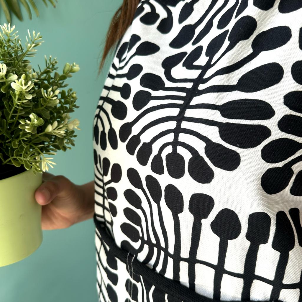 Cotton Apron Dig Print-MNB339
