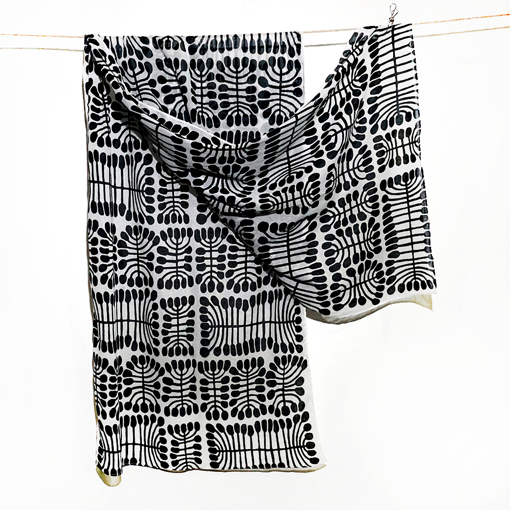 Organic Cotton Scarf - 200x70cm-MNB339