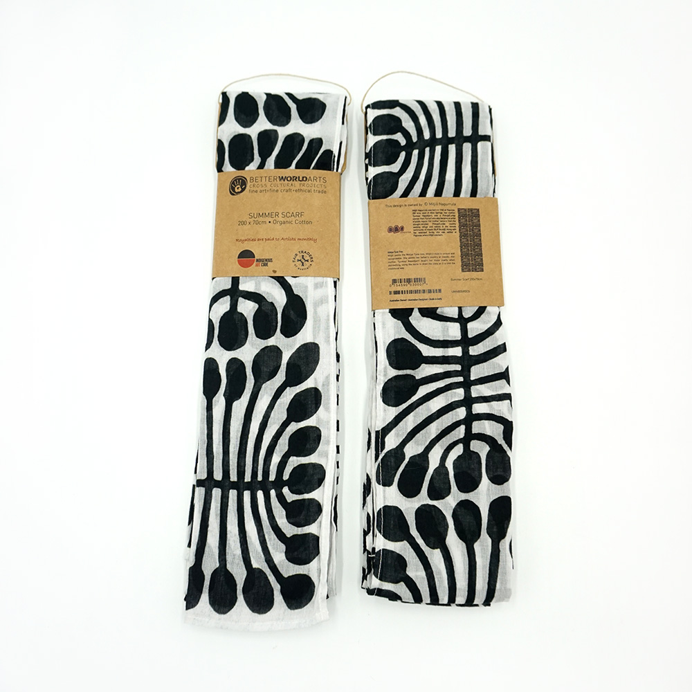 Organic Cotton Scarf - 200x70cm-MNB339