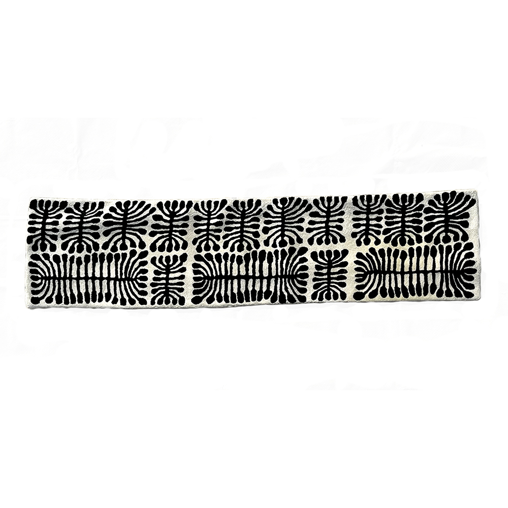 Table Runner - Wool Chainstitch - 1x4ft (30x120cm)-MNB339