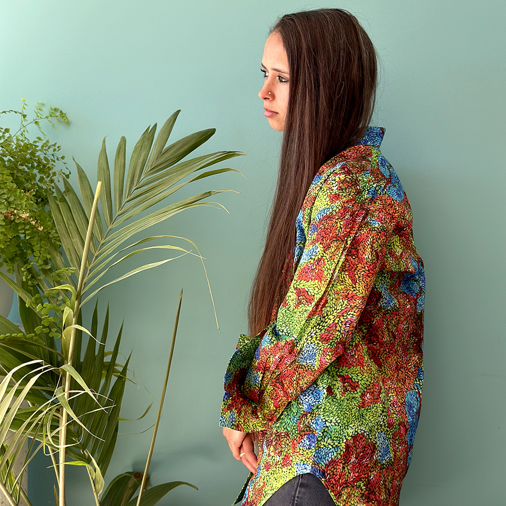 Womens Shirt - Organic Cotton Voile L-PMU329
