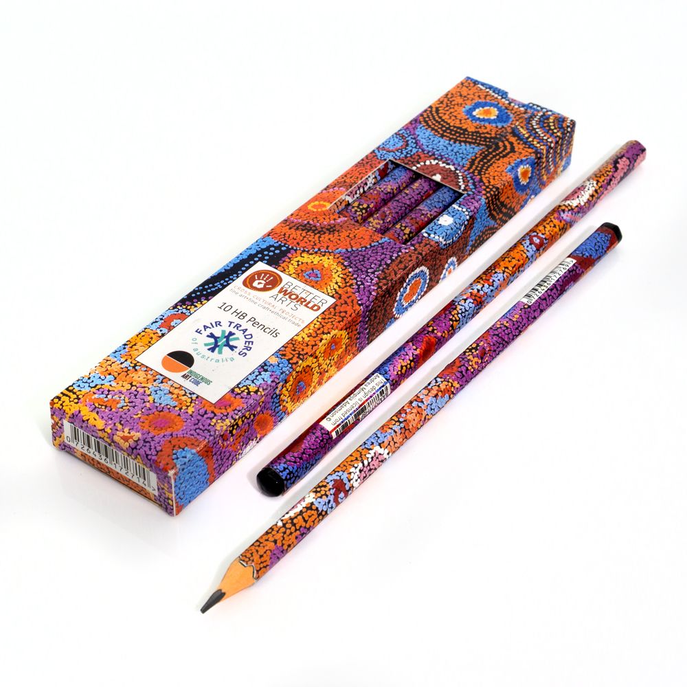 HB Pencils-Box of 10 - Box: 18.5 x 4 x 1.5cm-AAD777