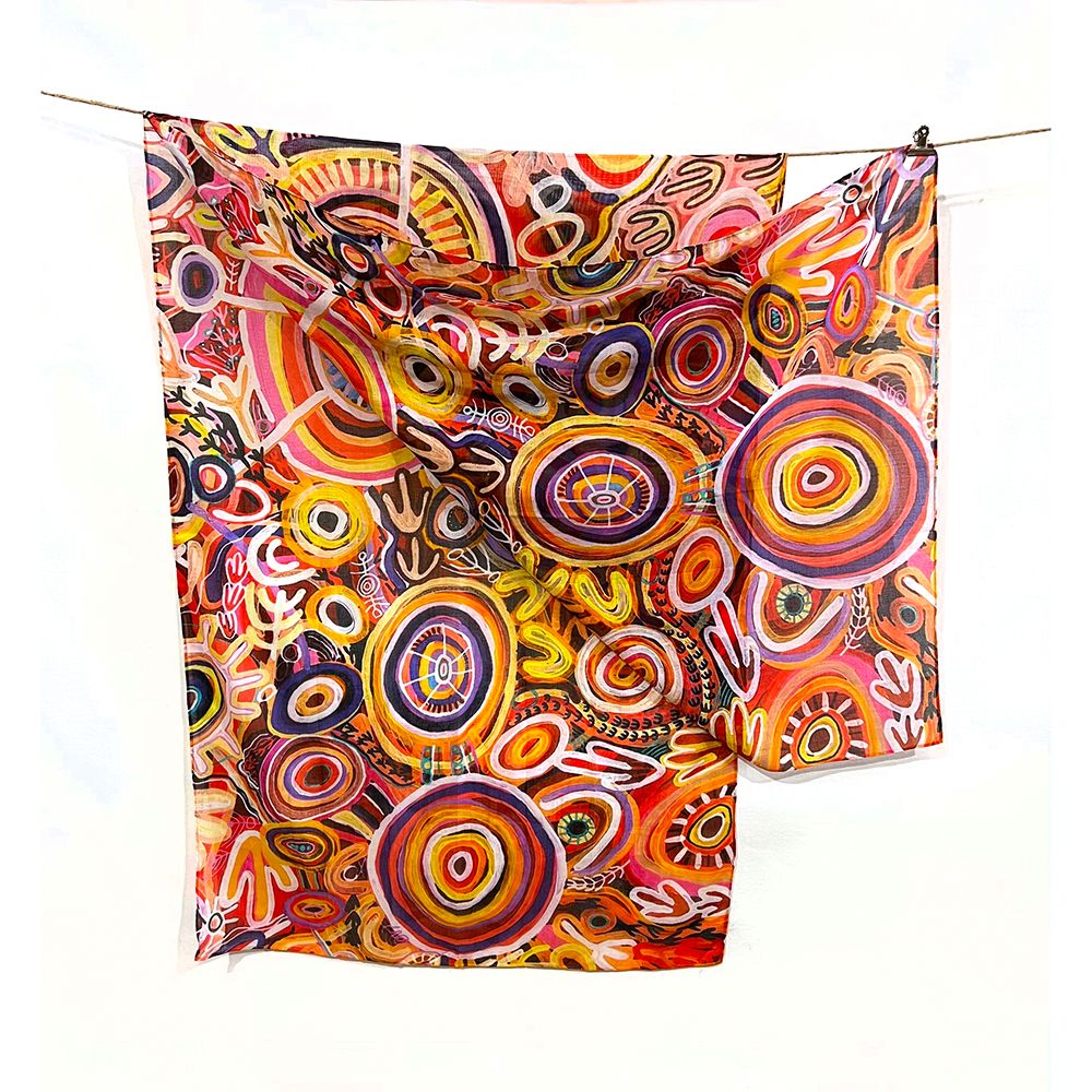Organic Cotton Scarf - 200x70cm-CVA747