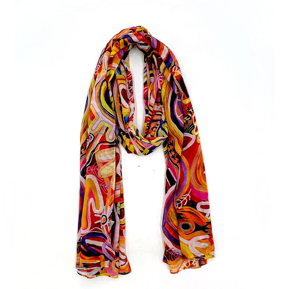 Organic Cotton Scarf - 200x70cm-CVA747
