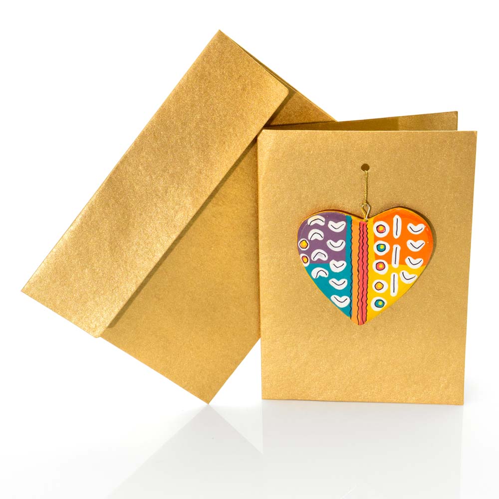 Heart Card- 17.5x12.5cm-JWA609