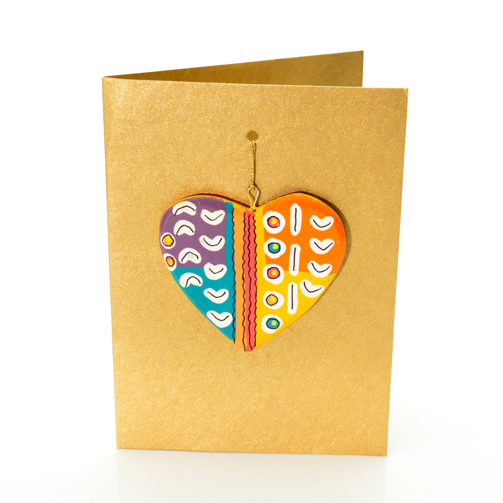 Heart Card- 17.5x12.5cm-JWA609