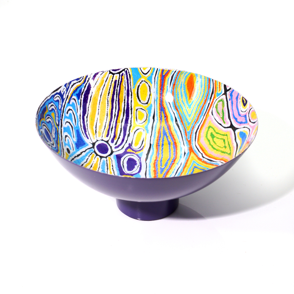 POWDER COATED BOWL LARGE - D: 20.5cm H: 10cm-JWA628