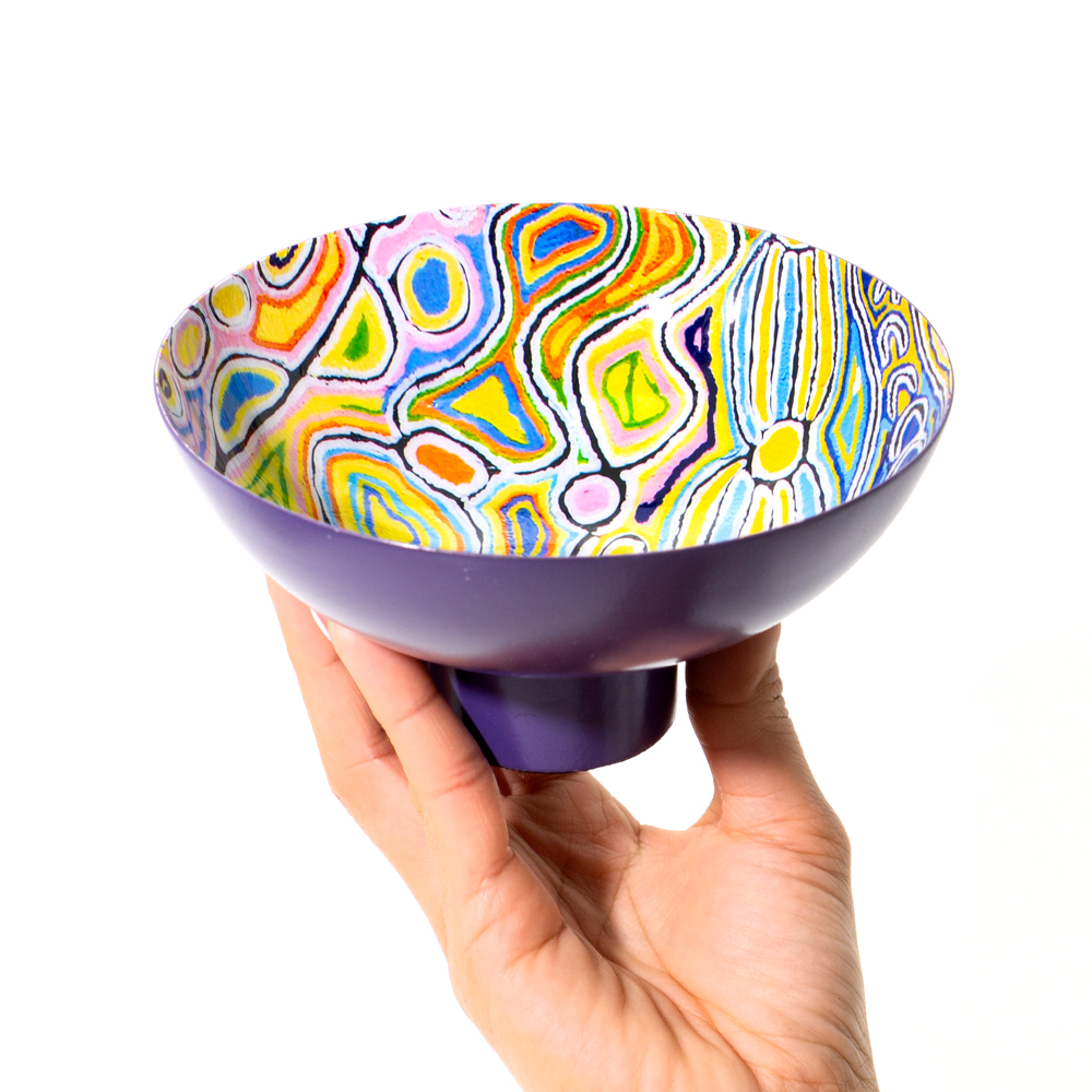 POWDER COATED BOWL MEDIUM - D: 15cm H: 7.5cm-JWA628