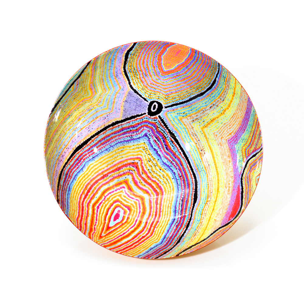 POWDER COATED BOWL MEDIUM - D: 15cm H: 7.5cm-LWA624