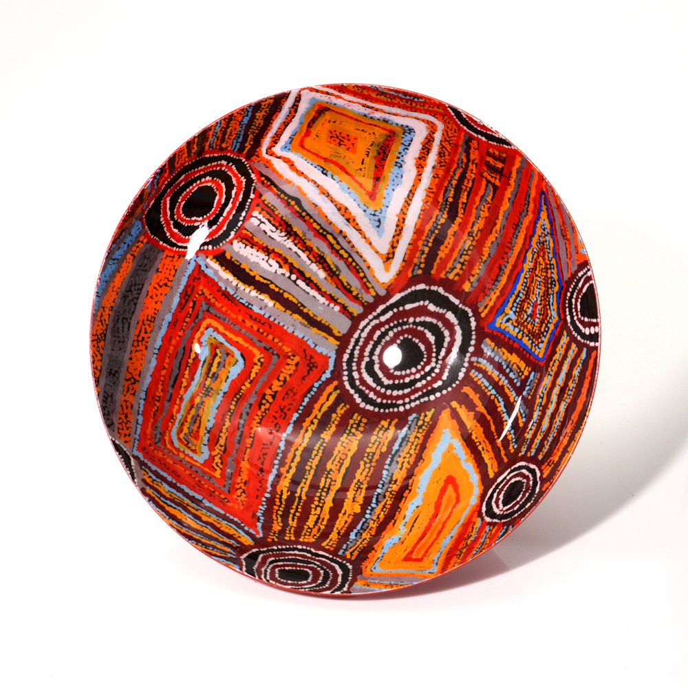 POWDER COATED BOWL LARGE - D: 20.5cm H: 10cm-MAB665