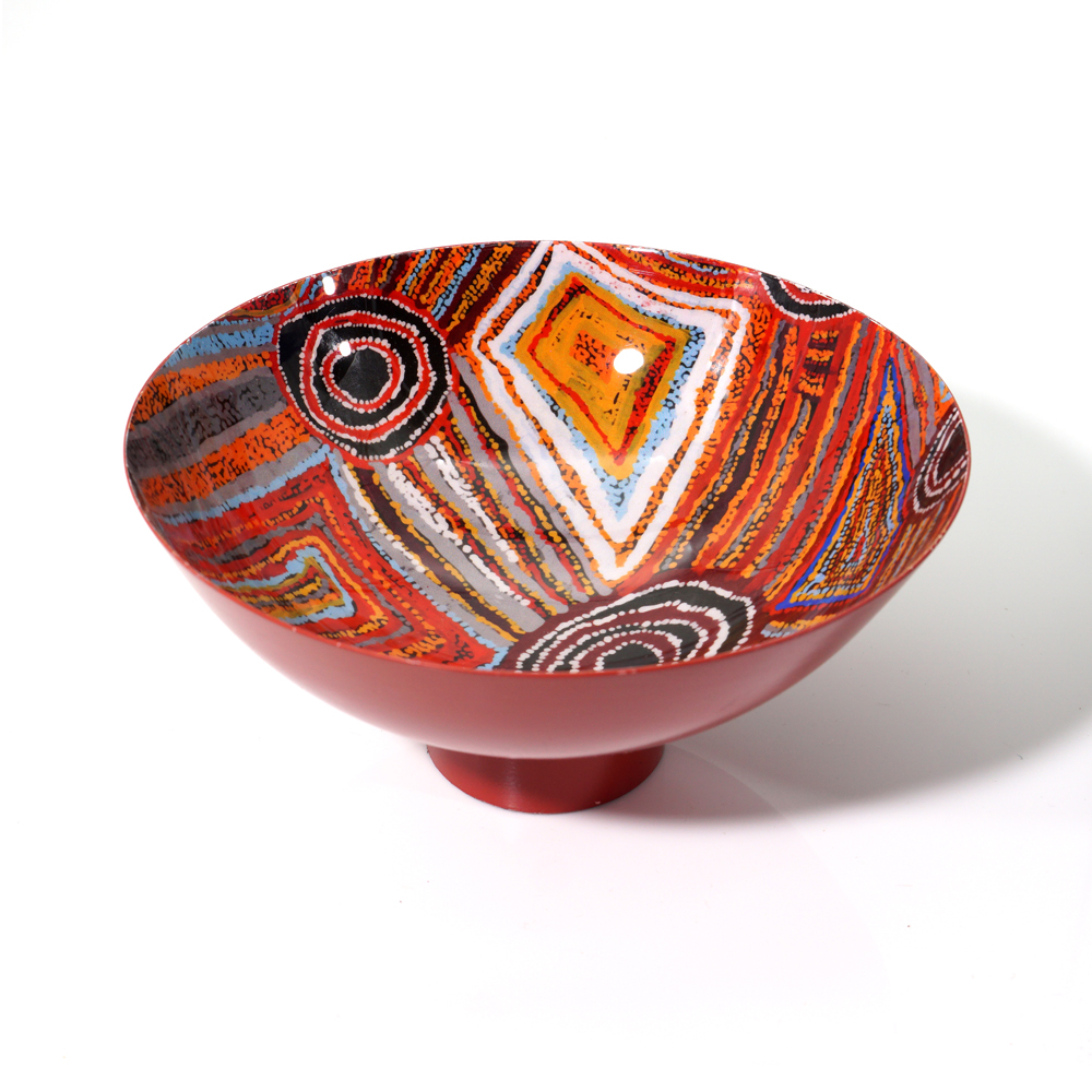 POWDER COATED BOWL LARGE - D: 20.5cm H: 10cm-MAB665