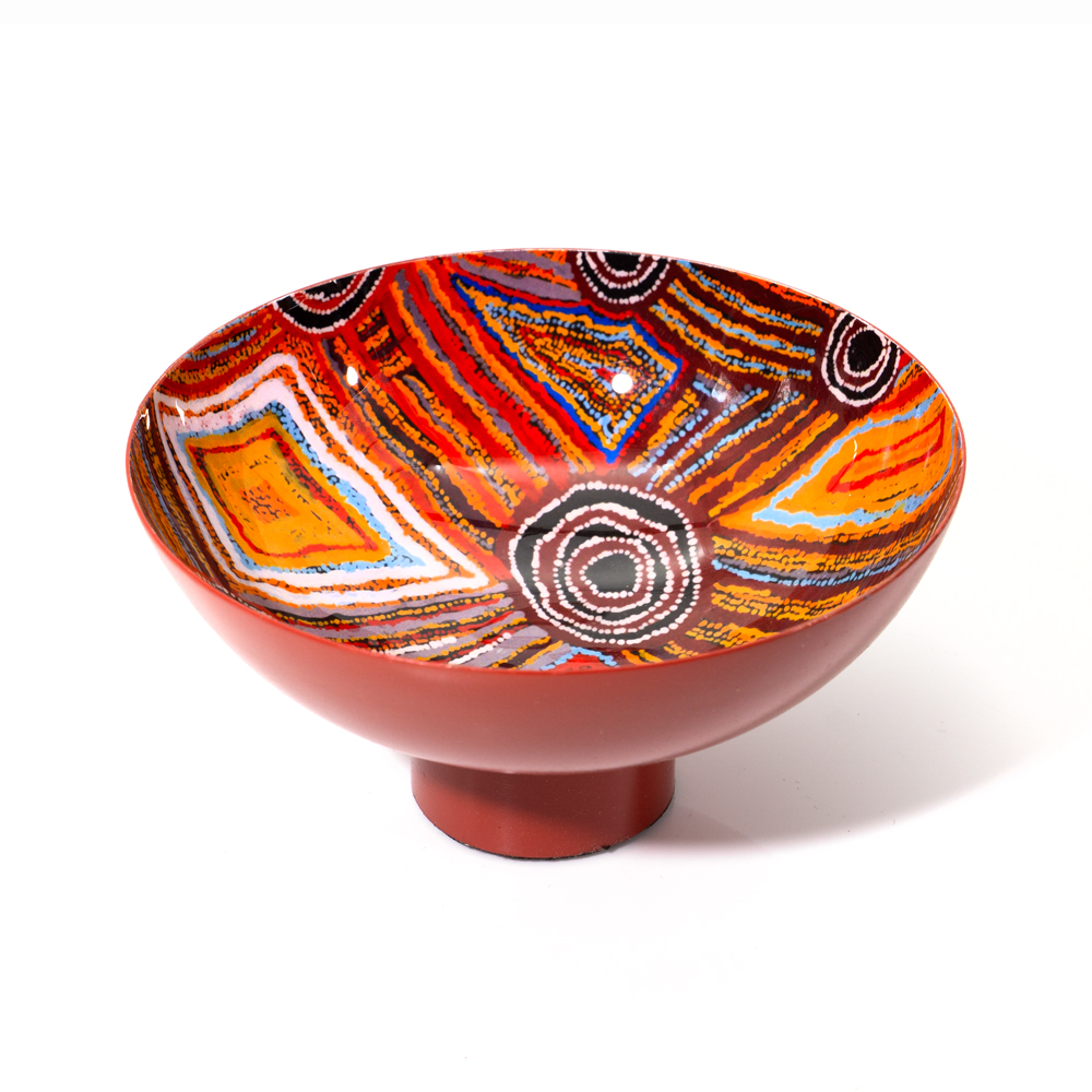 POWDER COATED BOWL MEDIUM - D: 15cm H: 7.5cm-MAB665