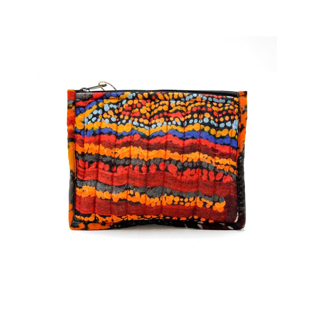 Quilted Zip Pouch Small 15.5X11CM-MAB665