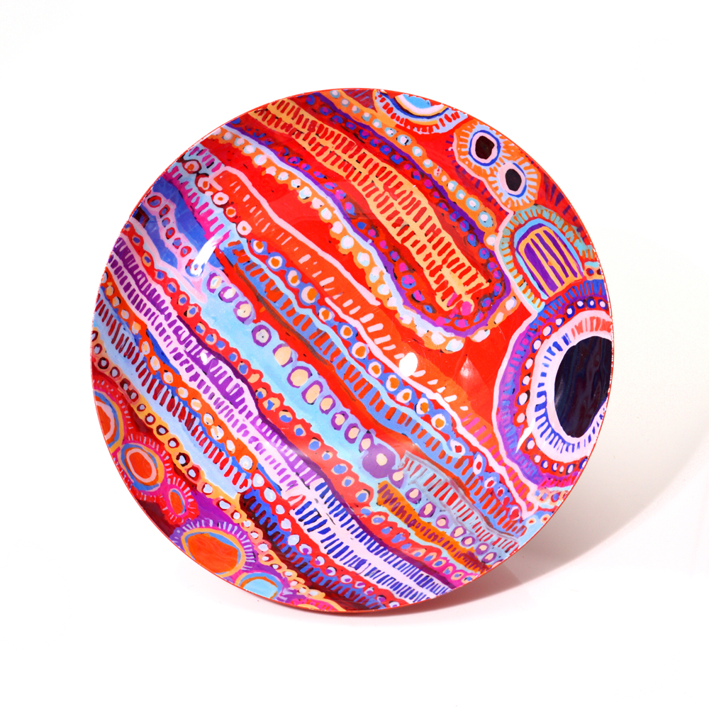 POWDER COATED BOWL LARGE - D: 20.5cm H: 10cm-MNM619