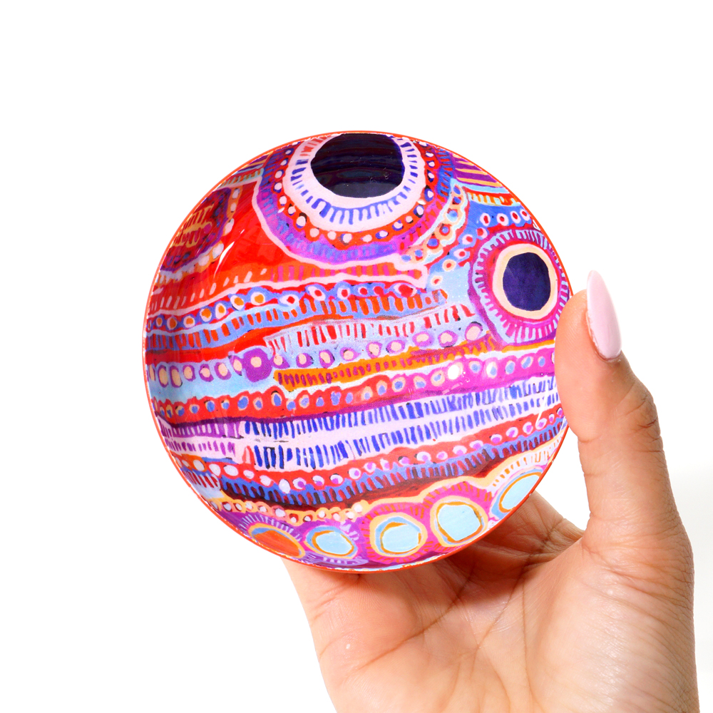POWDER COATED BOWL SMALL - D:10cm H:5cm-MNM619