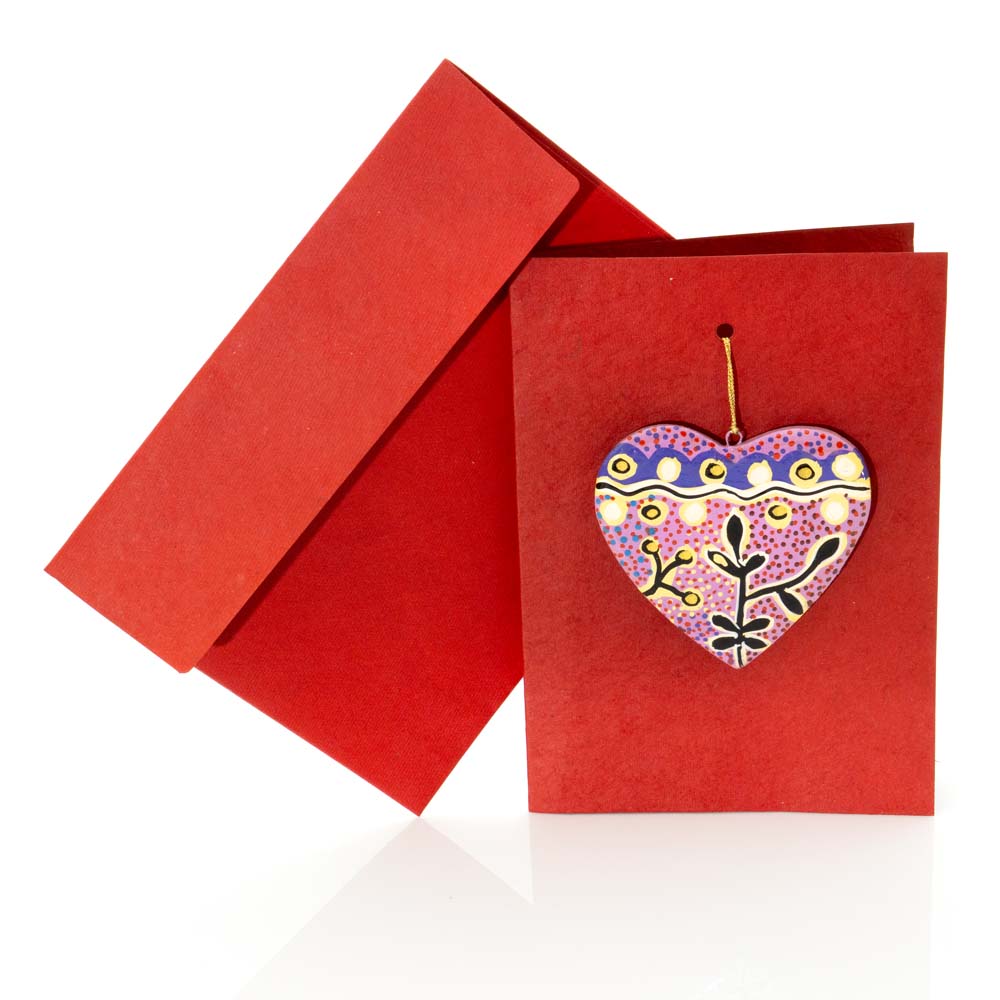Heart Card- 17.5x12.5cm-PST604