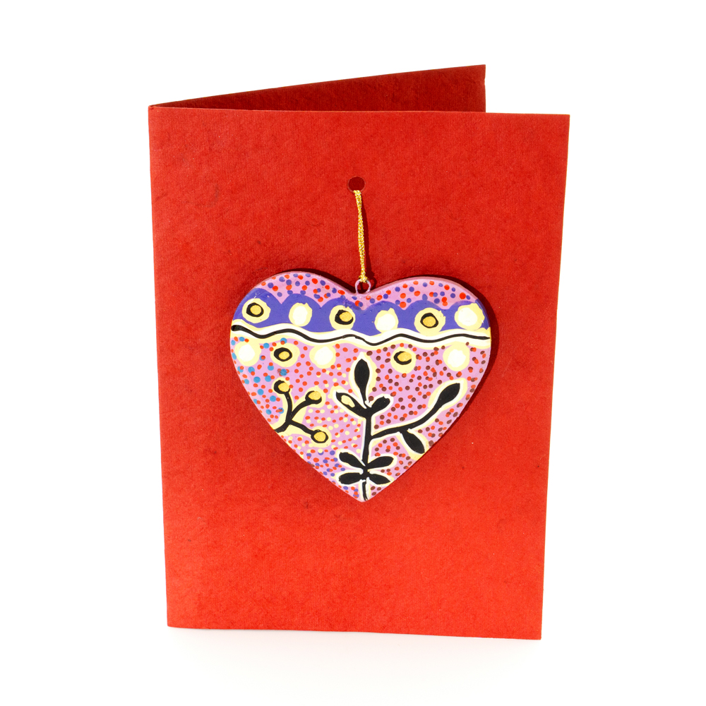 Heart Card- 17.5x12.5cm-PST604