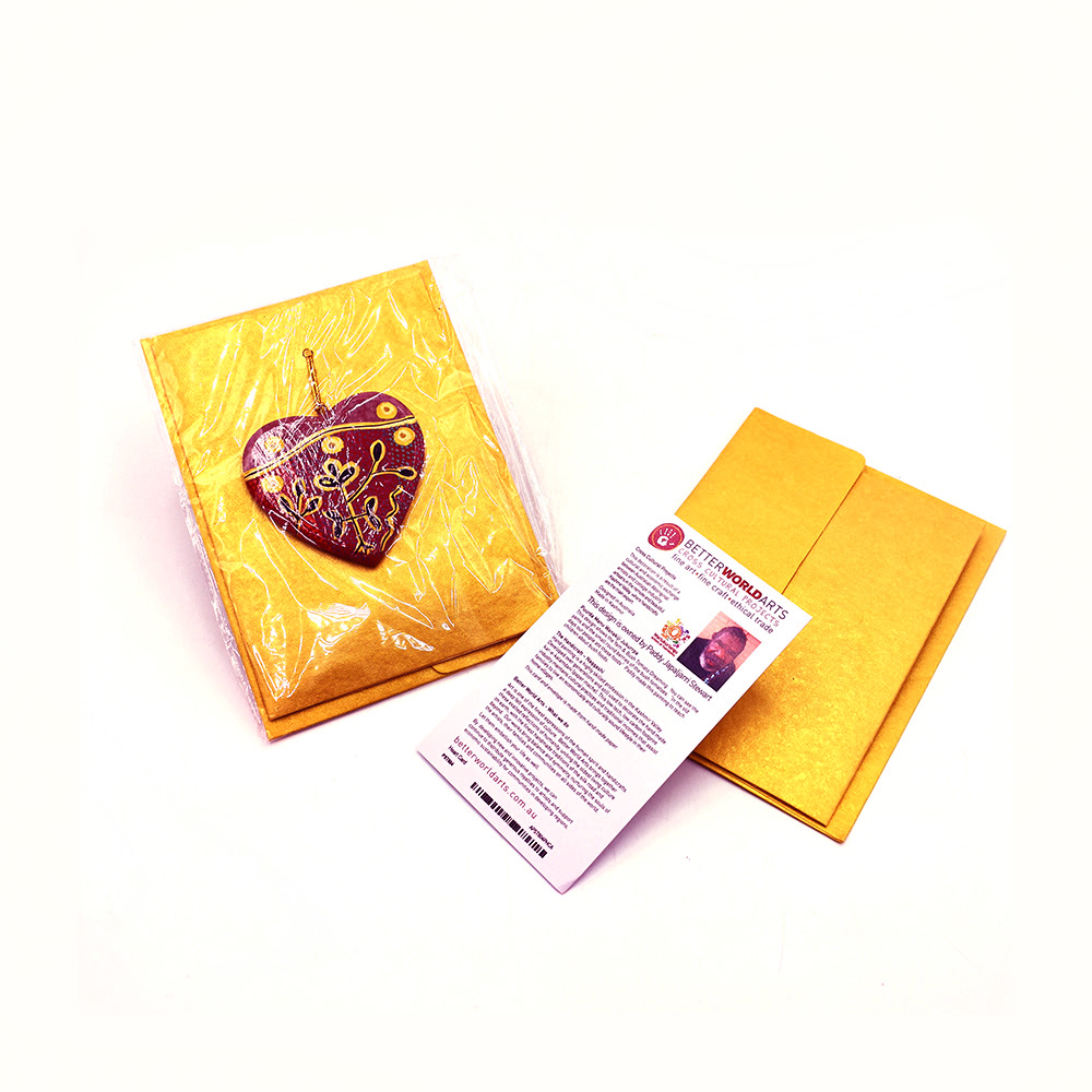 Heart Card- 17.5x12.5cm-PST604