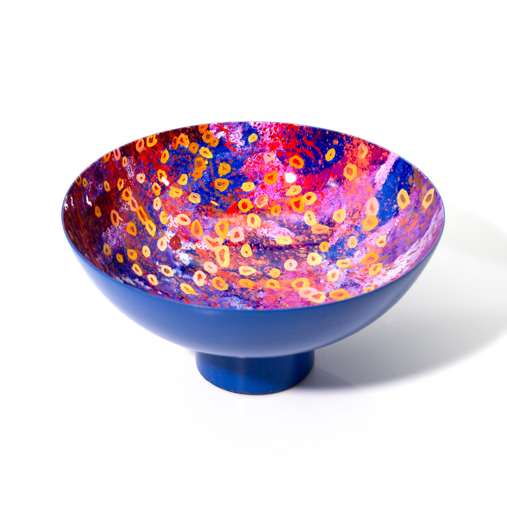 POWDER COATED BOWL MEDIUM - D: 15cm H: 7.5cm-SJN699