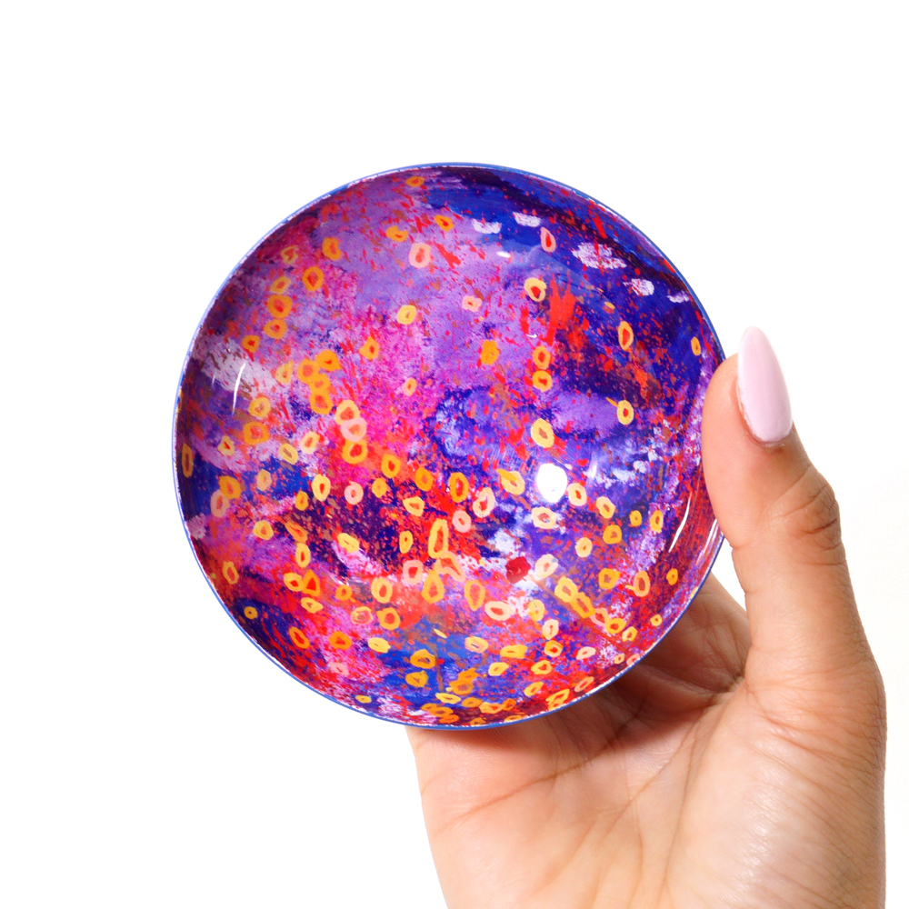 POWDER COATED BOWL SMALL - D:10cm H:5cm-SJN699