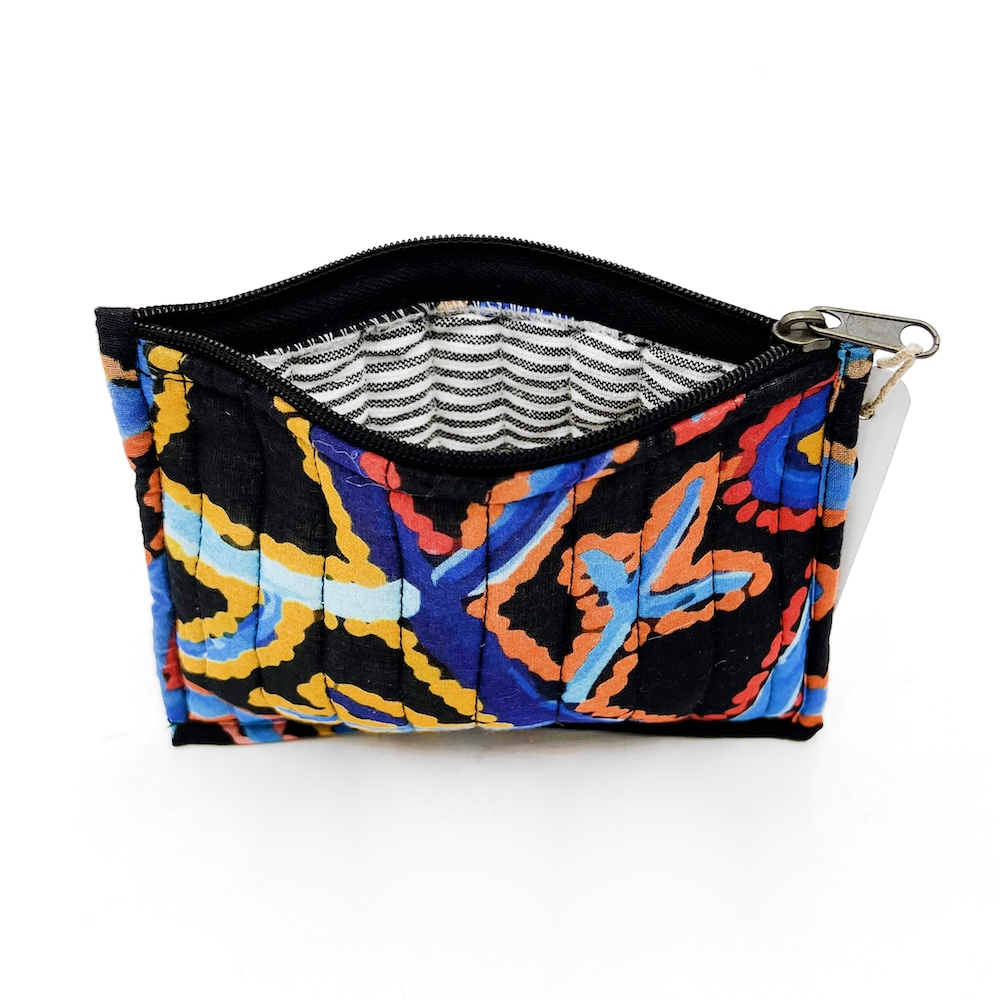 Quilted Zip Pouch Small 15.5X11CM-THU607